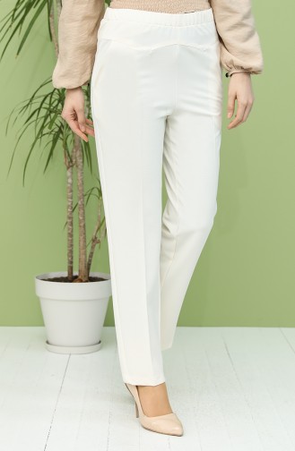 Pantalon Crème 10006-04
