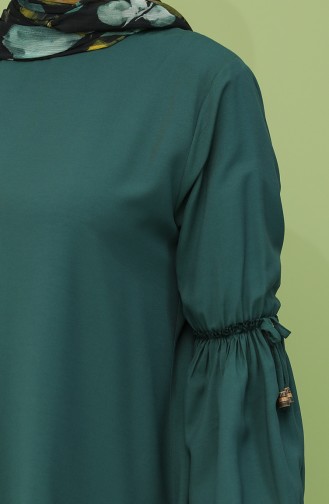 Tunik Pantolon İkili Takım 12009-01 Zümrüt Yeşili