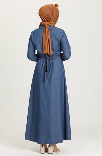 Robe Hijab Bleu Marine 8232-02