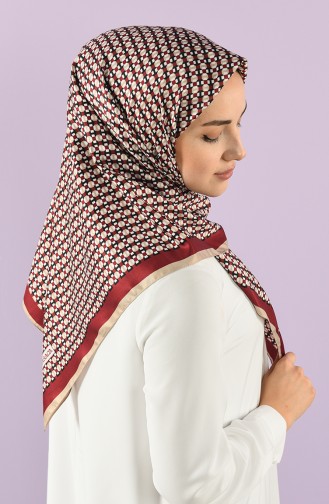 Claret red Hoofddoek 90782-07