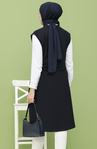 Navy Blue Gilet 4804-04