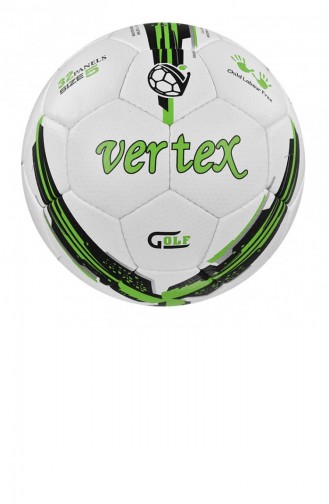 Vertex Golf Dikişli 5 No Futbol Topu Beyazyeşil