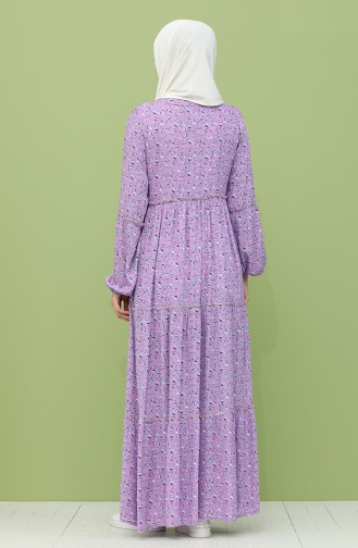 Lilac İslamitische Jurk 21Y8244-02