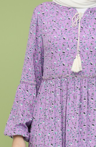 Lilac İslamitische Jurk 21Y8244-02