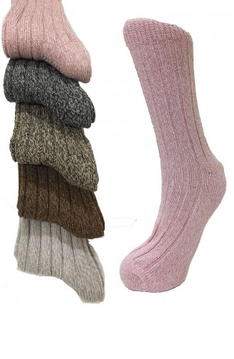 5li Paket Norveç Tipi Multicolor Kadın Çorap - TS75802026