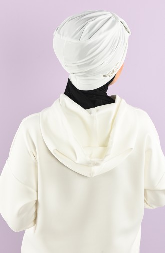 White Ready to wear Turban 9021-07