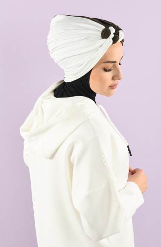 Khaki Praktischer Turban 9022-08