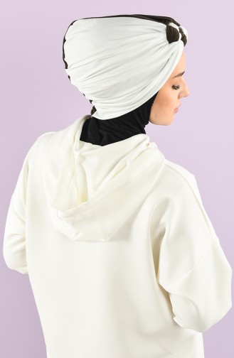 Khaki Praktischer Turban 9022-08