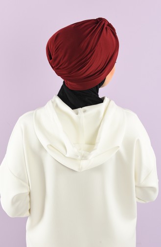Claret red Ready to wear Turban 9023-03