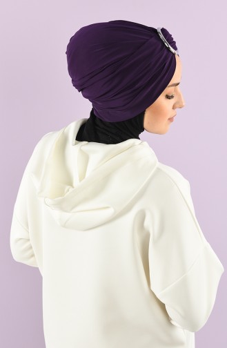 Purple Ready to wear Turban 9024-03