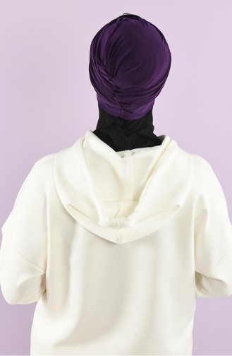 Purple Ready to Wear Turban 9024-03