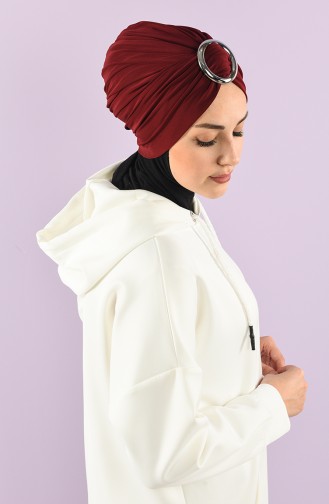 Claret Red Ready to Wear Turban 9024-05