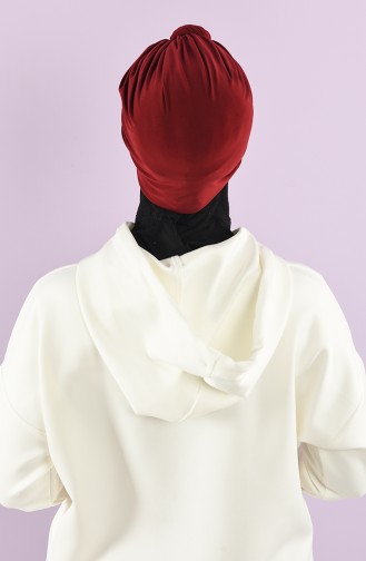 Weinrot Praktischer Turban 9025-01