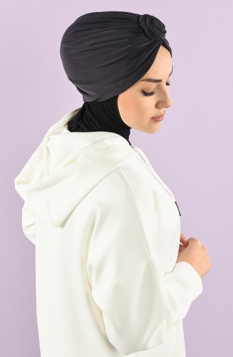 Rauchgrau Praktischer Turban 9025-03