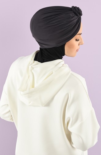 Smoke-Colored Ready to Wear Turban 9025-03