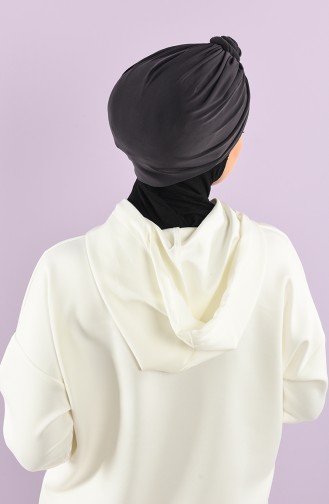 Smoke-Colored Ready to Wear Turban 9025-03