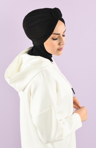 Black Ready to wear Turban 9025-05