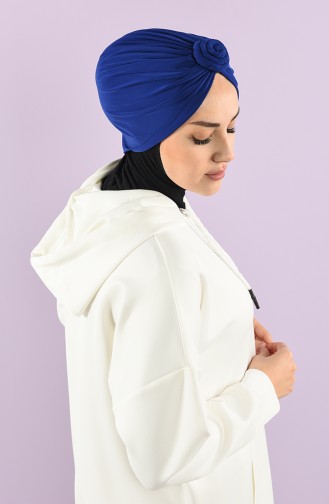 Saks-Blau Praktischer Turban 9025-06