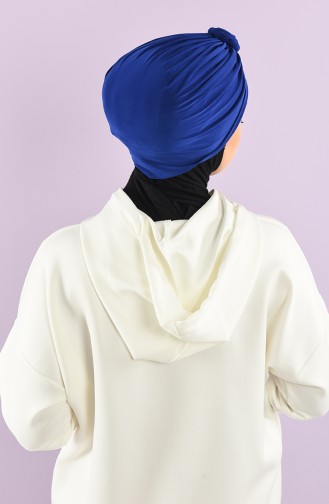 Saks-Blau Praktischer Turban 9025-06