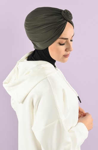 Khaki Praktischer Turban 9025-09