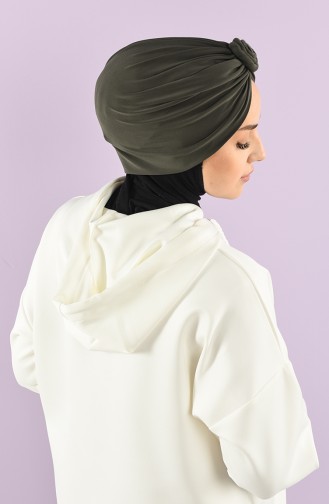 Khaki Ready to wear Turban 9025-09