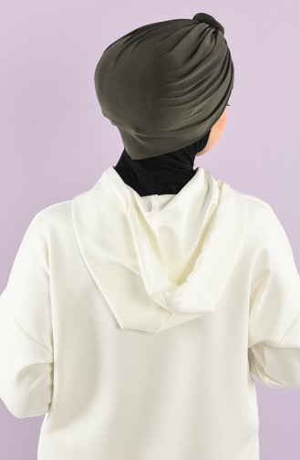 Khaki Praktischer Turban 9025-09