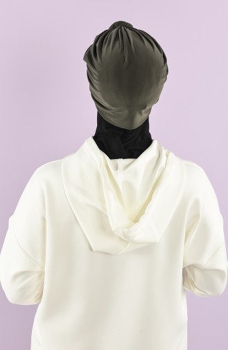 Khaki Praktischer Turban 9025-09