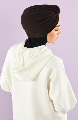 Turban Pret-a-Porter Couleur Brun 9025-13