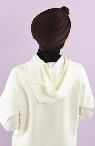 Turban Pret-a-Porter Couleur Brun 9025-13