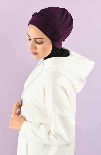 Plum Ready to Wear Turban 9026-13