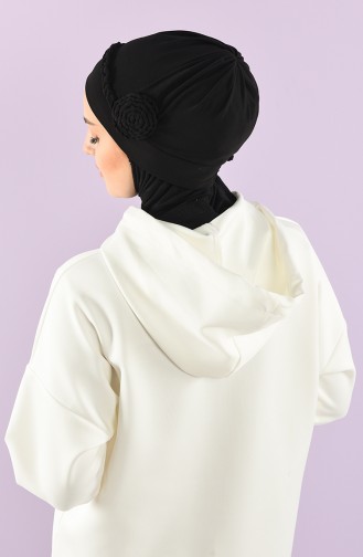 Black Ready to Wear Turban 9026-15