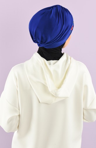 Saks-Blau Praktischer Turban 9028-04