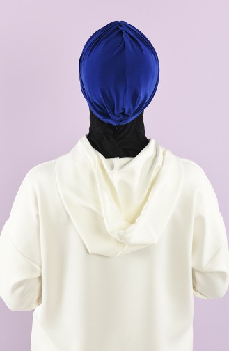 Saks-Blau Praktischer Turban 9028-04