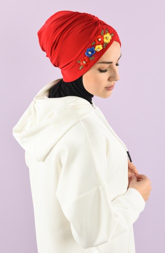 Red Ready to Wear Turban 9028-08