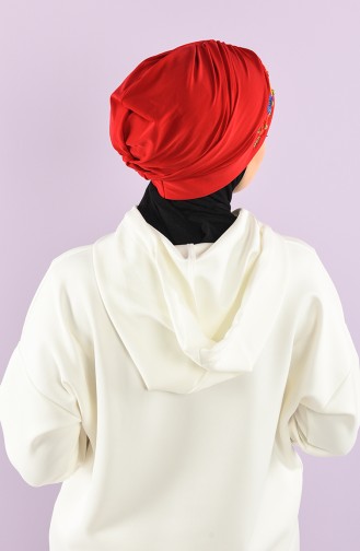 Red Ready to wear Turban 9028-08
