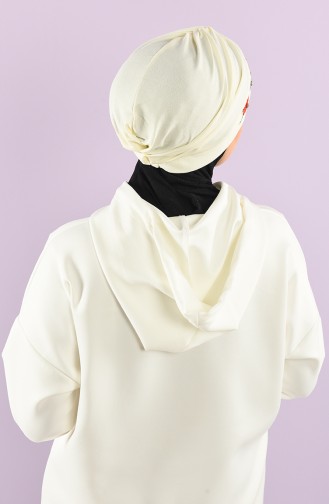 Schmutzig Weiß Praktischer Turban 9028-12