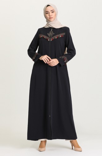 Dunkelblau Abayas 0004-02