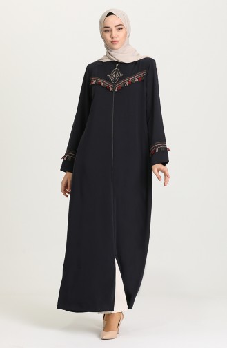 Abayas Bleu Marine 0004-02