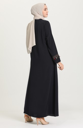 Abayas Bleu Marine 0004-02