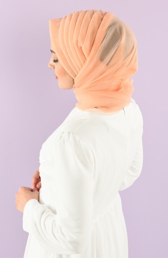 Peach Pink Ready to Wear Turban 1143-23