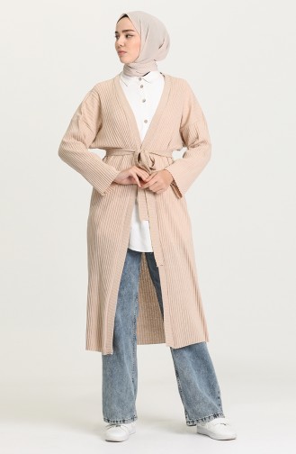 Beige Strickjacke 2007-02