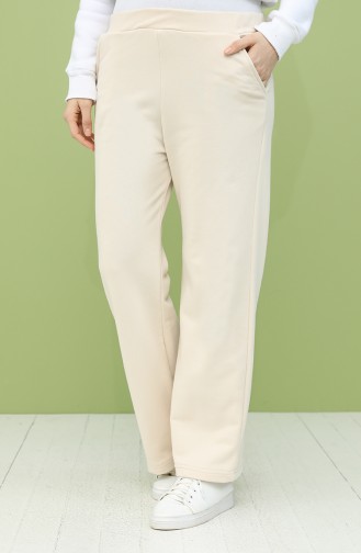 Pantalon Crème Foncé 1454-03