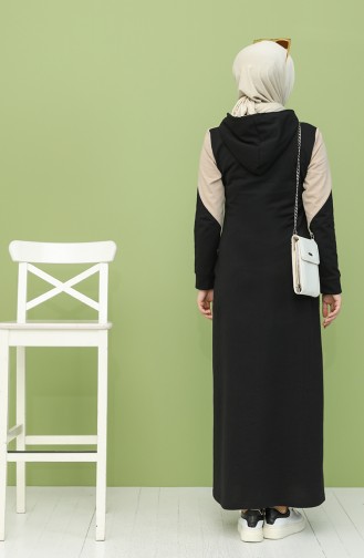 Black İslamitische Jurk 5092-01