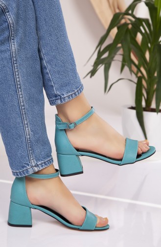 Chaussures a Talons Turquoise 01-21