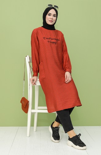 Brick Red Tunics 21Y8249-04