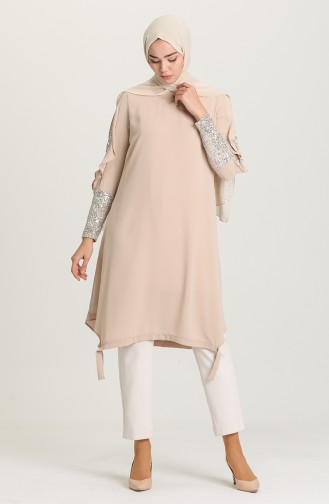 Cream Tunics 15021-01