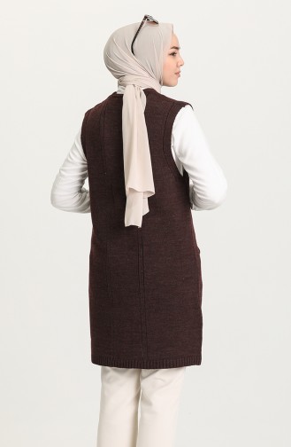 Gilet Sans Manches Pourpre Foncé 4286-02