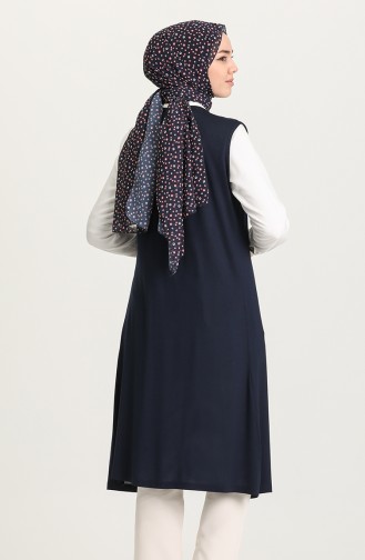 Navy Blue Waistcoats 8142A-01