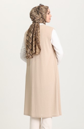 Beige Gilet 8165-02