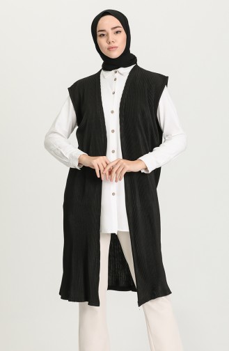 Black Gilet 8233-01